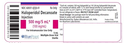 Haoperidol Decanoate Injection label 500mgper 5ml - 5ml vial.jpg Haloperidol 500mg per 5 ml multi dose label - Haoperidol Decanoate Injection label 500mgper 5ml 5ml vial